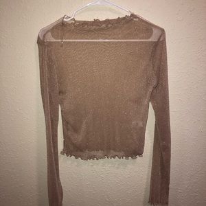 Sparkly see through top